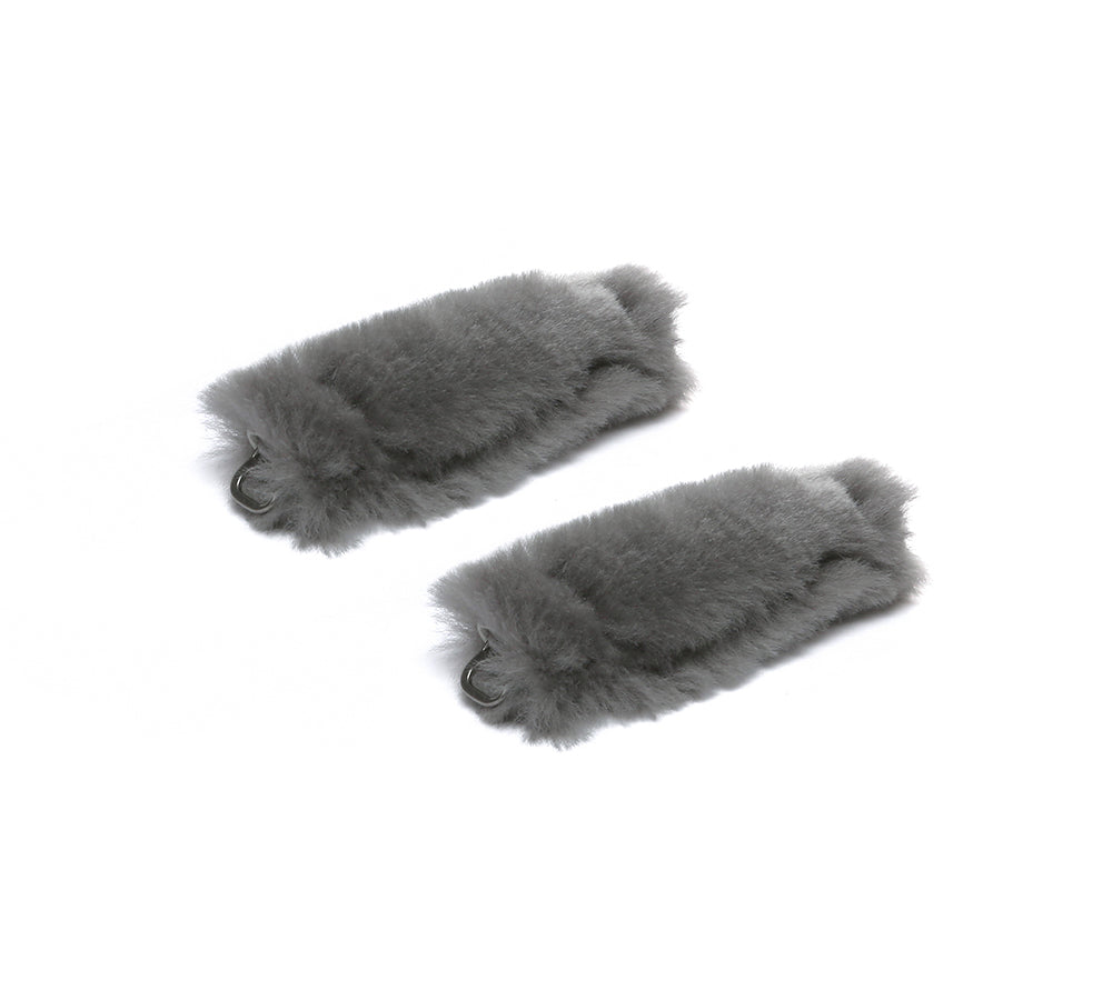 AUSTRALIAN SHEPHERD® Slippers Removable Elastic Metal Connection Plush Shearling Strap UGG AUSTRALIAN SHEPHERD