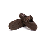 AUSTRALIAN SHEPHERD® UGG Slippers Sheepskin Wool Adjustable Strap Mary Jane Velly UGG AUSTRALIAN SHEPHERD