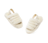 AUSTRALIAN SHEPHERD® UGG Kids Fluffy Slides Puffy UGG AUSTRALIAN SHEPHERD