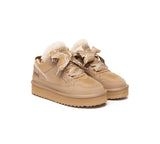 AUSTRALIAN SHEPHERD® Kids UGG Boots Sheepskin Wool Lace Up Platform Sneakers Parkyr UGG AUSTRALIAN SHEPHERD