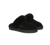 EVERAU® UGG Slippers Sheepskin Wool Suede Scuff Muffin - UGG EXPRESS