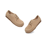 EVERAU® Women Slippers Suede Lace Up Brandon EVERAU