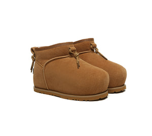 UGG EVERAU® UGG Boots Women Sheepskin Wool Mini Ankle Euro Loaf Palmer