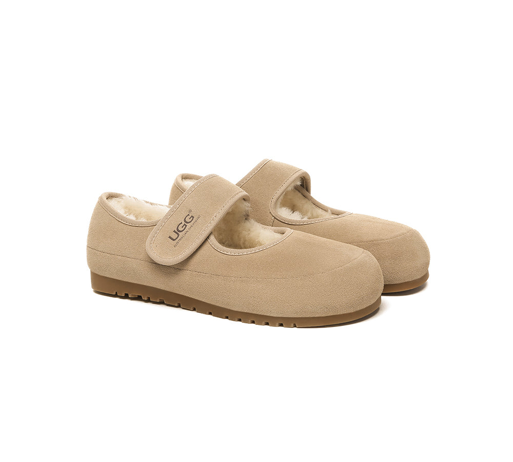 AUSTRALIAN SHEPHERD® UGG Slippers Sheepskin Wool Adjustable Strap Millie UGG AUSTRALIAN SHEPHERD