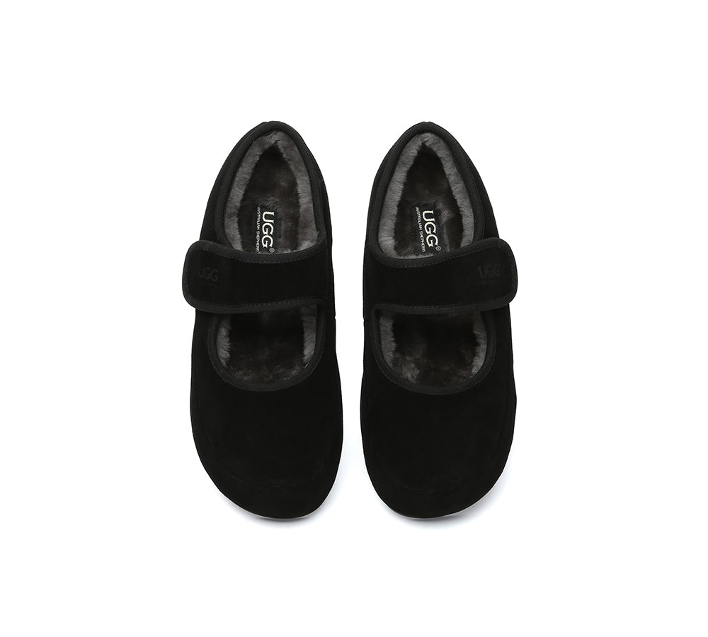 AUSTRALIAN SHEPHERD® UGG Slippers Sheepskin Wool Adjustable Strap Millie UGG AUSTRALIAN SHEPHERD