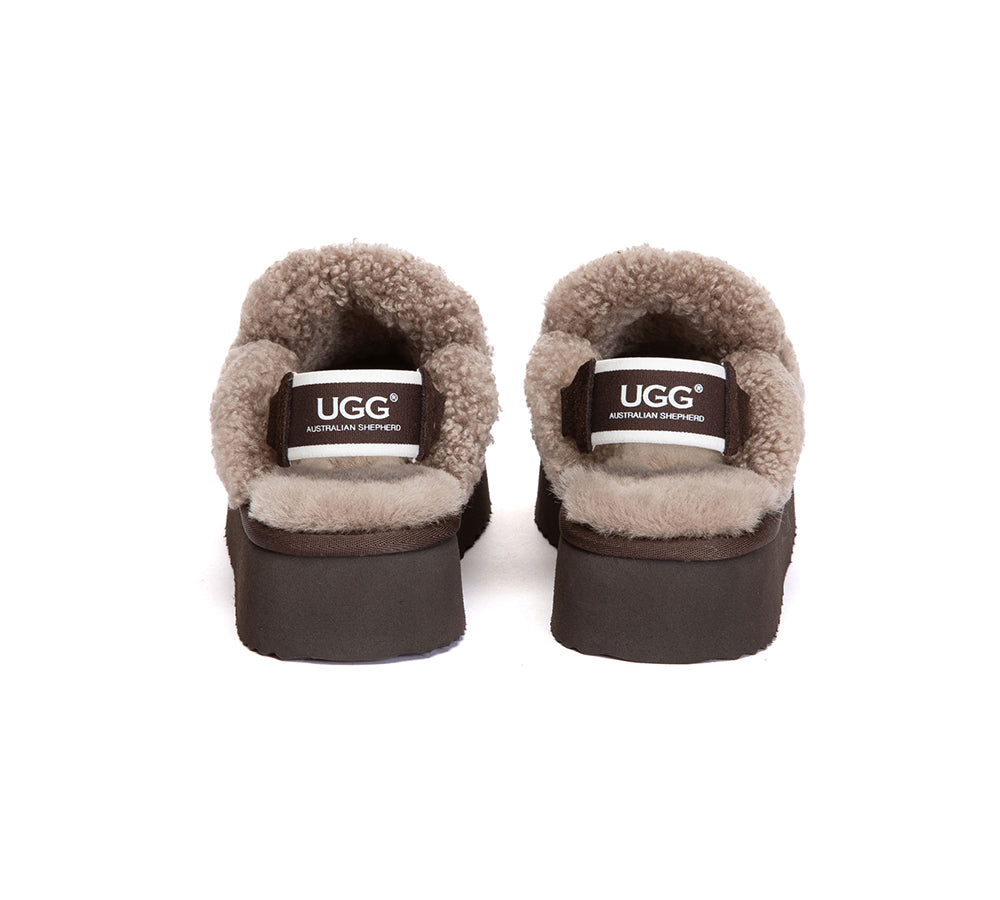 AUSTRALIAN SHEPHERD® 2-Way Style UGG Slippers Women Removable Strap Slingback Platform Rilee UGG AUSTRALIAN SHEPHERD
