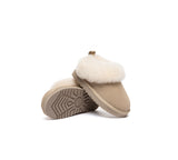 AUSTRALIAN SHEPHERD® UGG Slippers Kids Sheepskin Wool Collar Ankle Glacial UGG AUSTRALIAN SHEPHERD