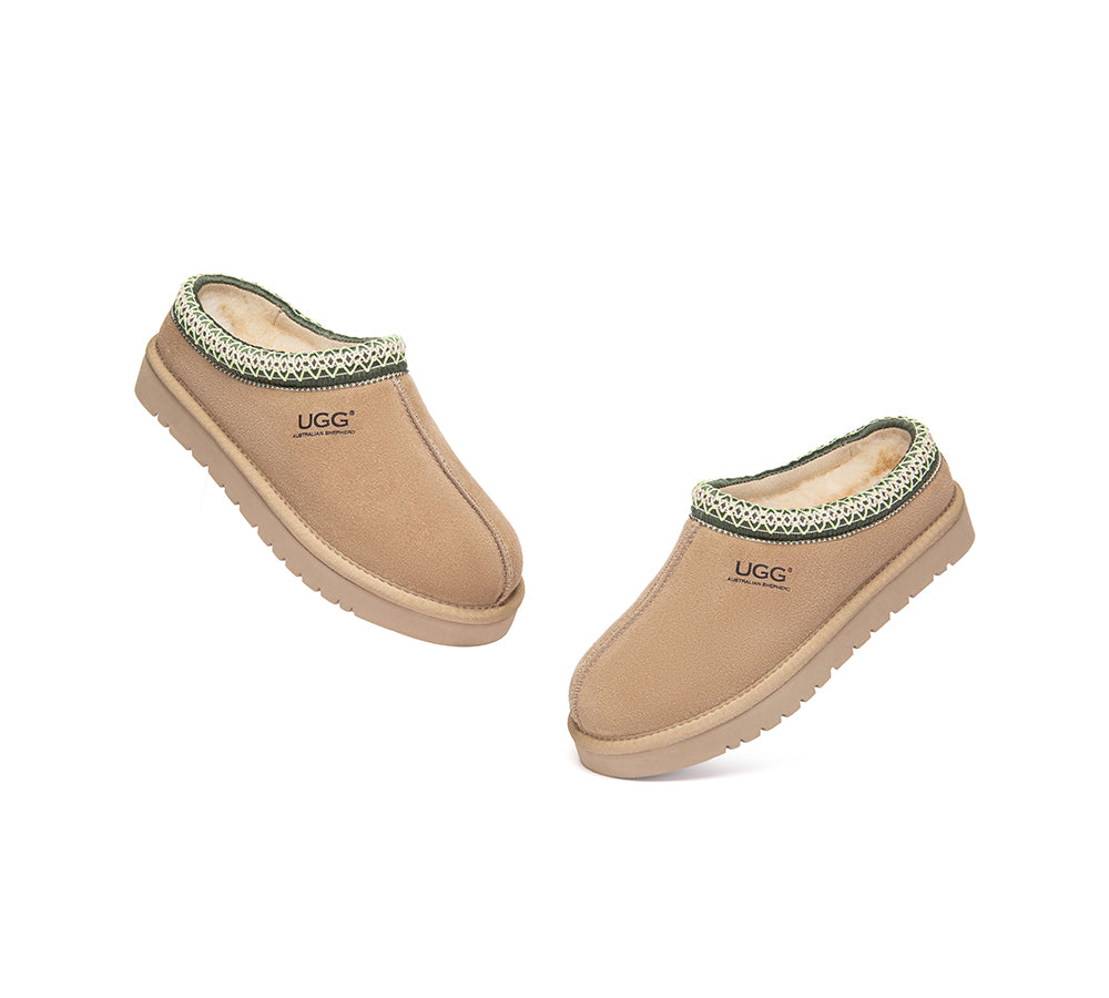AUSTRALIAN SHEPHERD® UGG Slippers Sheepskin Wool Ankle Multi-color Tazzy Tay UGG AUSTRALIAN SHEPHERD