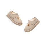 AUSTRALIAN SHEPHERD® UGG Slippers Kids Sheepskin Wool Ankle Platform Carmella UGG AUSTRALIAN SHEPHERD