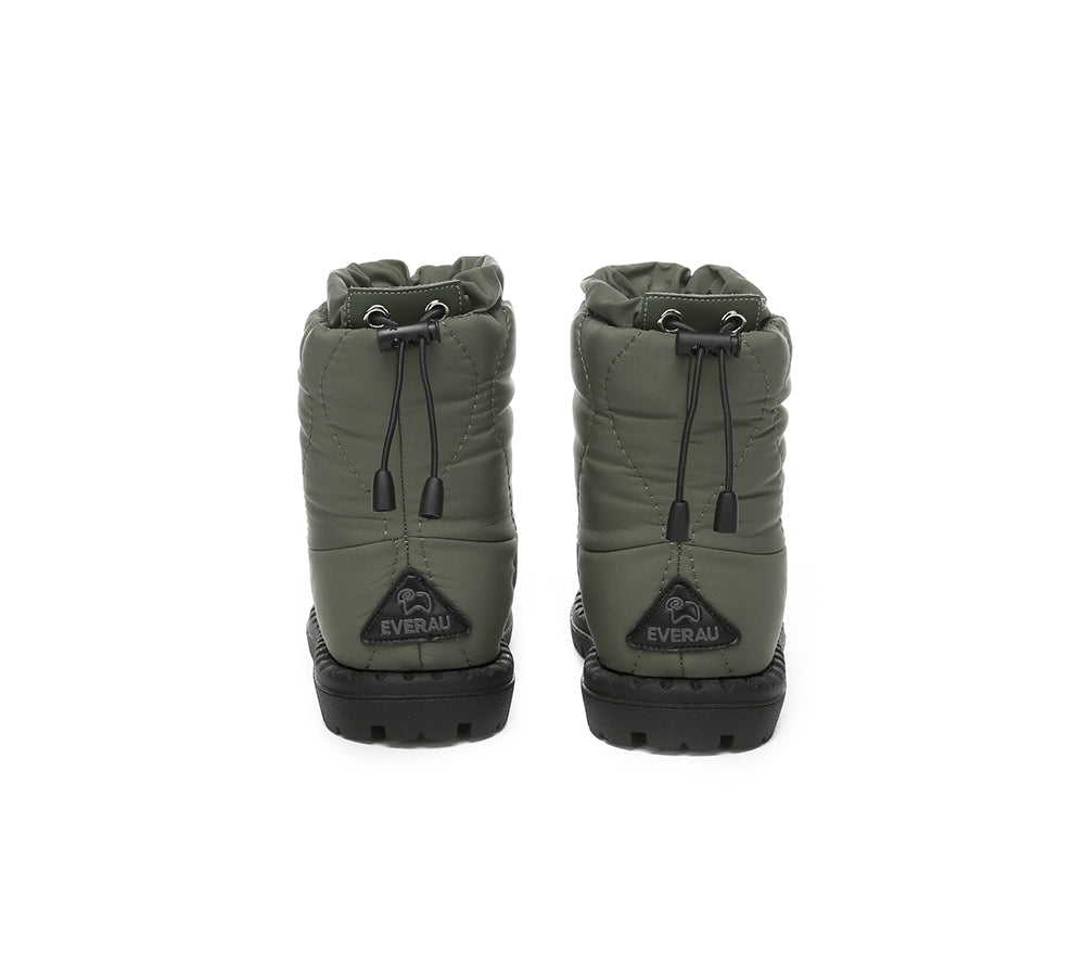 EVERAU® UGG Boots Kids Sheepskin Wool Waterproof Drawstring Sonita - UGG EXPRESS