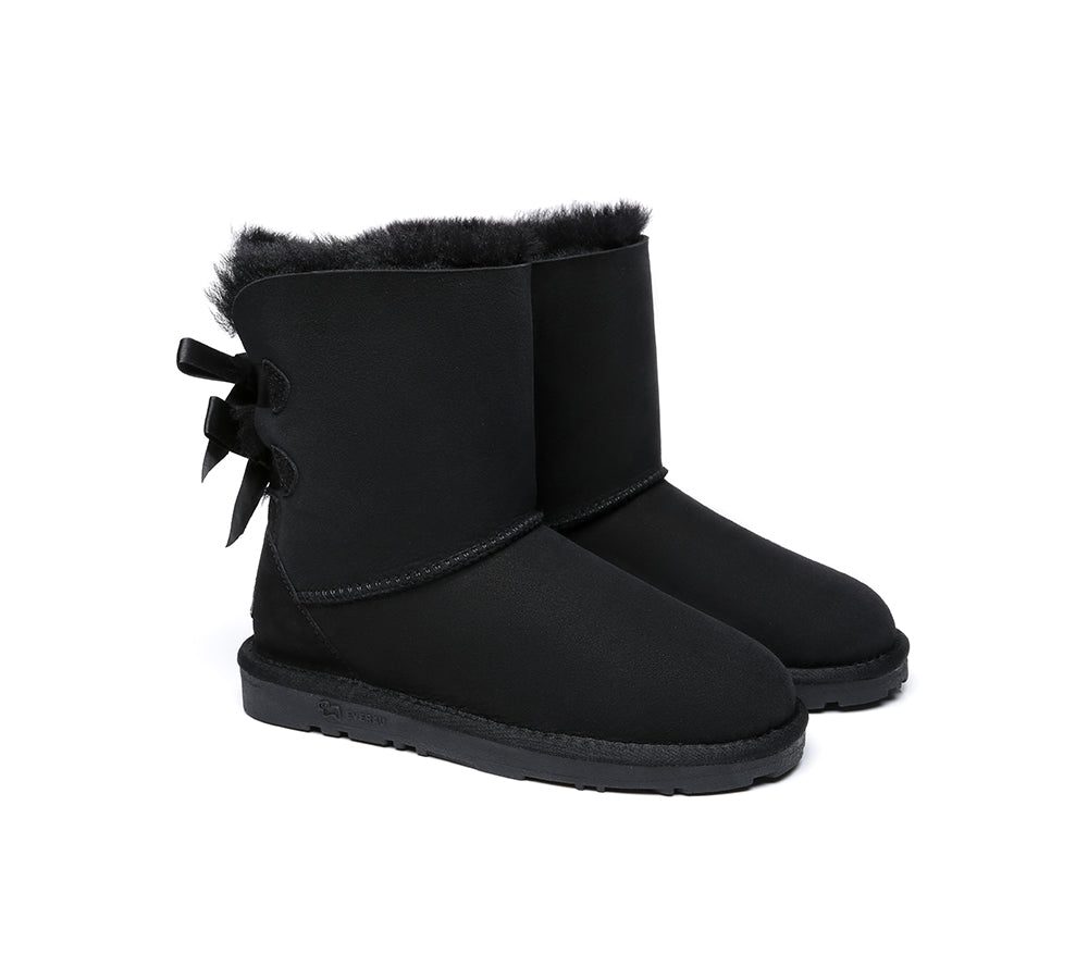 EVERAU® UGG Boots Women Short Back Bow EVERAU