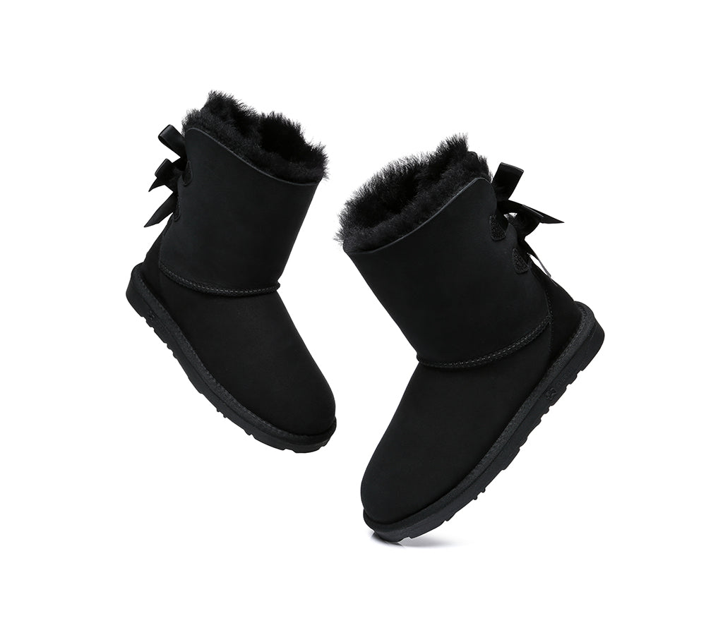 EVERAU® UGG Boots Women Short Back Bow EVERAU