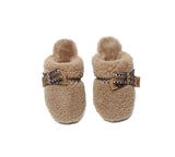 AUSTRALIAN SHEPHERD® UGG Slippers Women Sheepskin Wool Bow Cecil