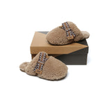 AUSTRALIAN SHEPHERD® UGG Slippers Women Sheepskin Wool Bow Cecil