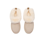 AUSTRALIAN SHEPHERD® UGG Slippers Sheepskin Wool Collar Ankle Platform Mianee UGG AUSTRALIAN SHEPHERD