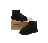EVERAU® UGG Boots Sheepskin Wool Ankle Ultra Mini Platform