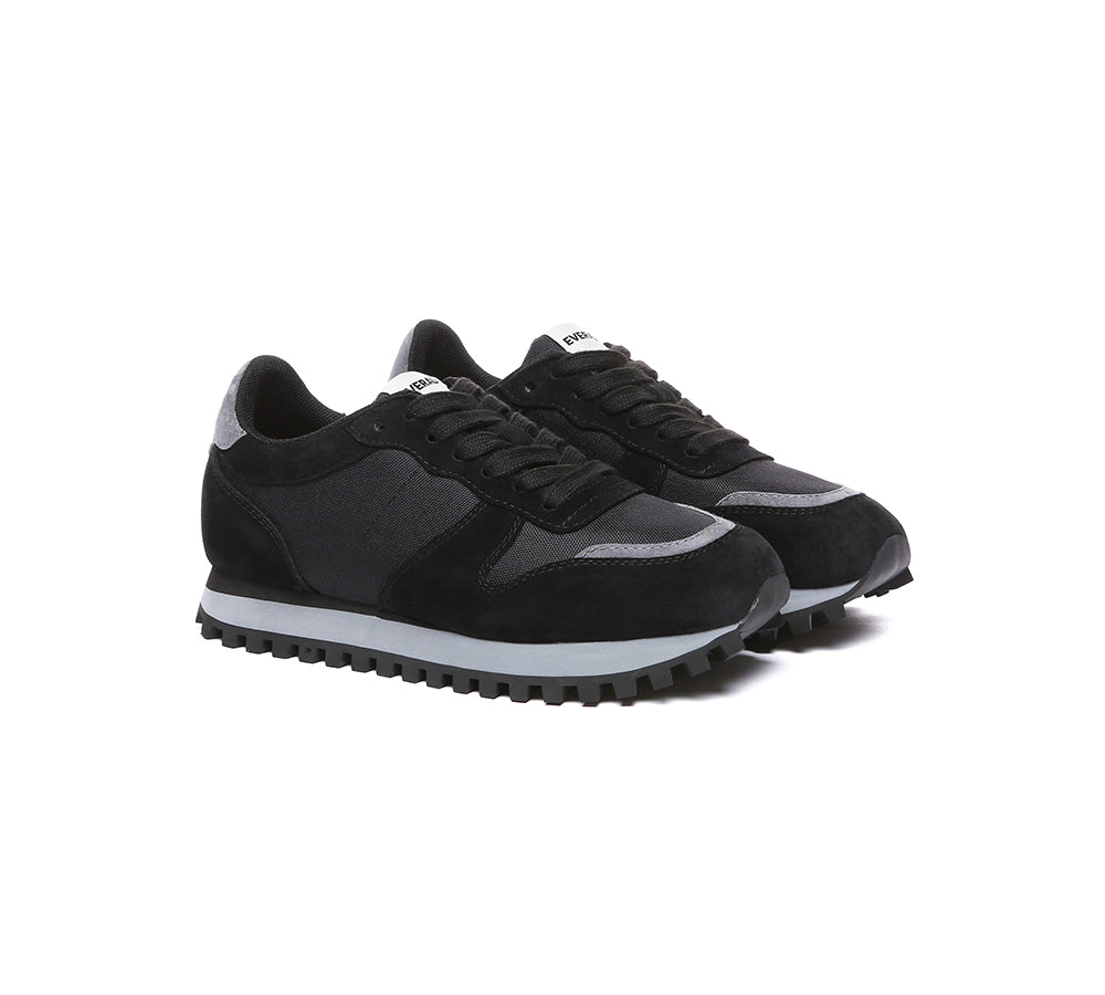 EVERAU® Leather Chunky Sneakers Etta