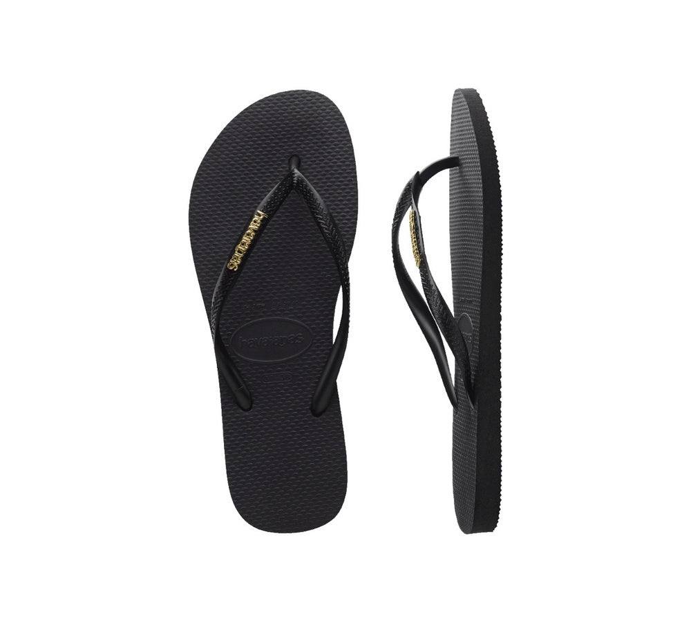 Havaianas® Slim Metal Logo Thongs