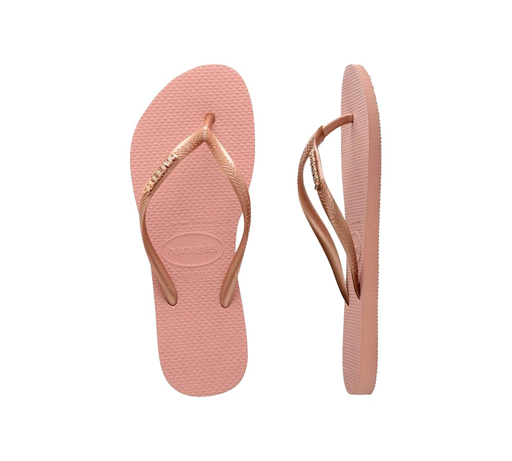 Havaianas® Slim Metal Logo Thongs