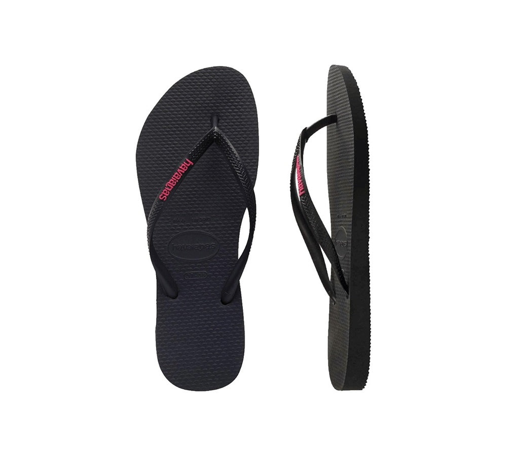 Havaianas® Slim Rubber Logo Thongs