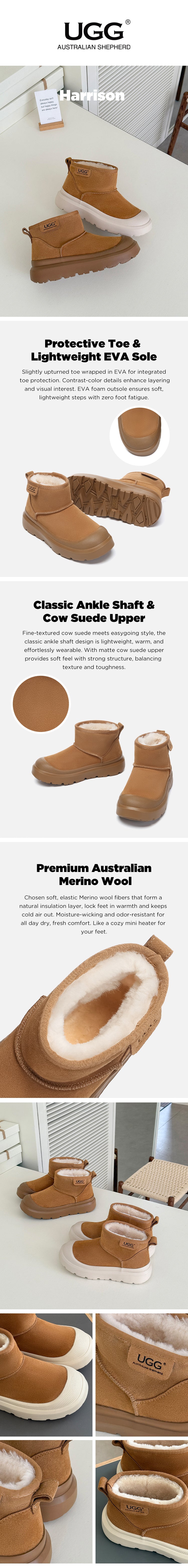 AUSTRALIAN SHEPHERD® UGG Boots Chunky Platform Harrison