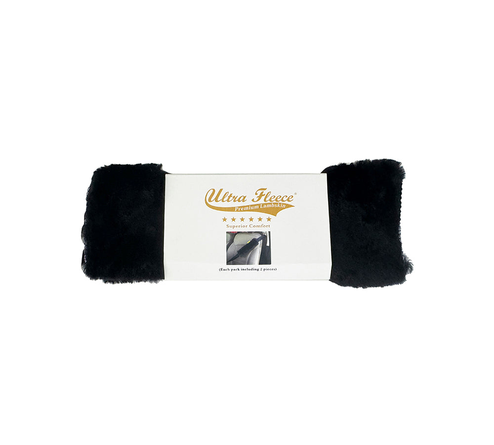 Premium Lambskin Car Seat Safety Belt Cover Shoulder Pad - UGG EXPRESS