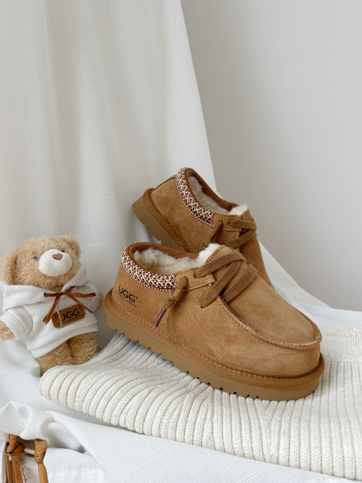 AUSTRALIAN SHEPHERD® UGG Moccasin Slippers Kids Marek