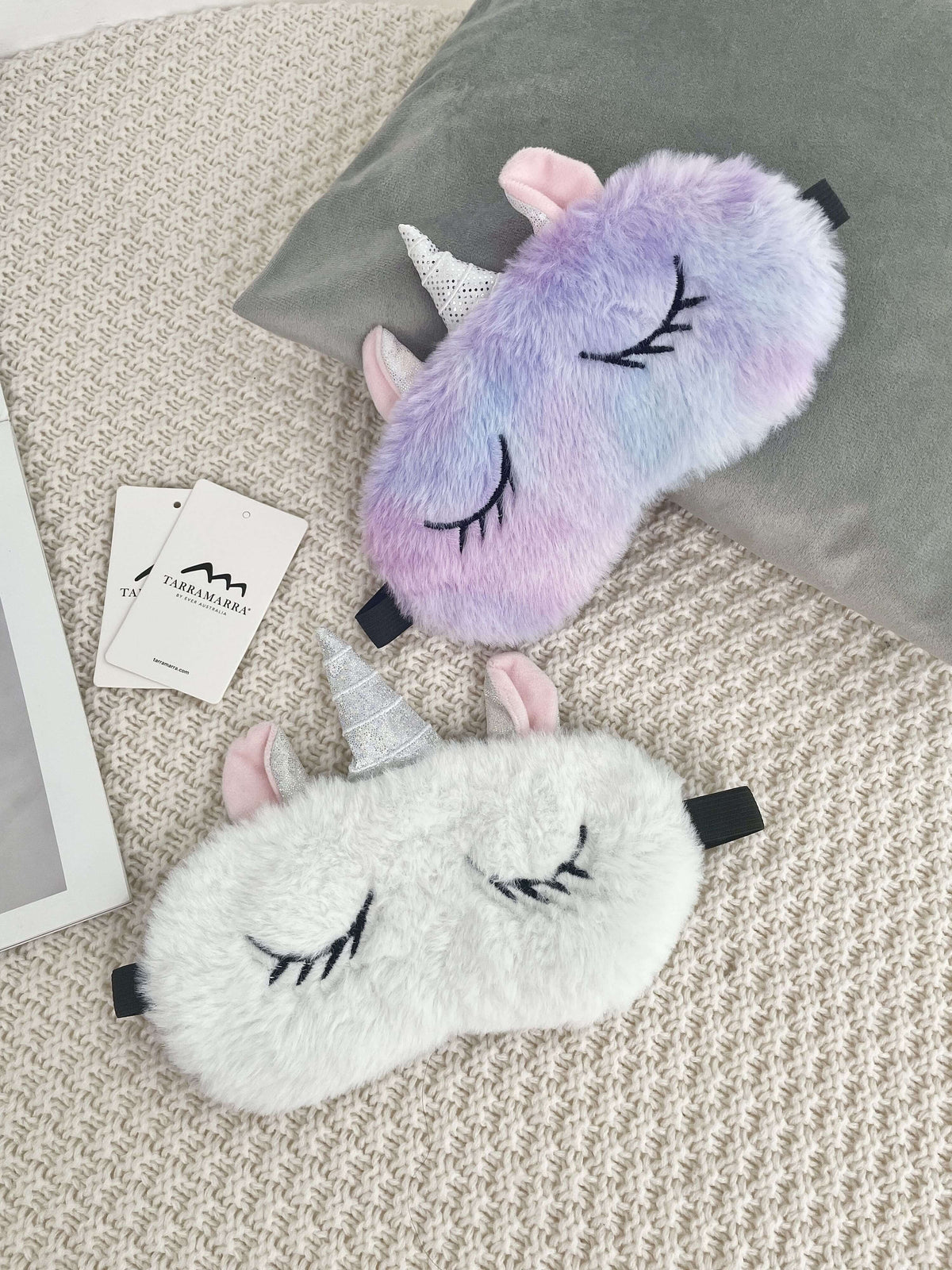 TARRAMARRA® Stretchy Ultra Plush Unicorn Eye Mask