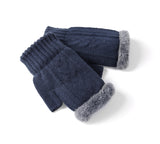 EVERAU® Fingerless Ultra Plush Knit Gloves EVERAU