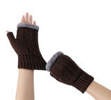EVERAU® Fingerless Ultra Plush Knit Gloves EVERAU