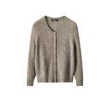 EVERAU® Yak Wool Knit Cardigan Cashmere Blend Loose Fit Morra EVERAU