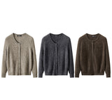 EVERAU® Yak Wool Cashmere Cardigan Morra EVERAU