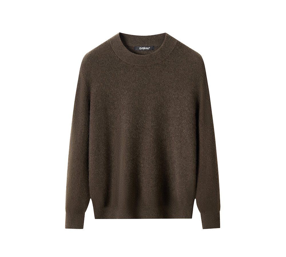 EVERAU® Oversized Yak Cashmere Blend Knit Sweater Toora EVERAU