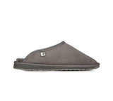 EMU® UGG Slippers Men Australian Made Sheepskin Wool Scuff Platinum Esperence EMU