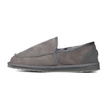 EMU® UGG Slippers Men Australian Made Sheepskin Wool Platinum Hume EMU