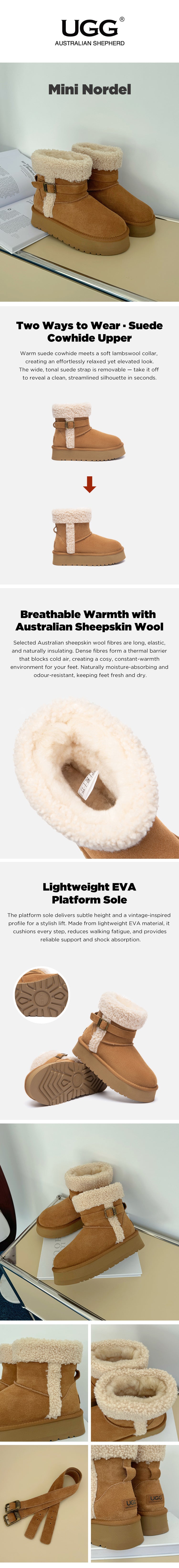 AUSTRALIAN SHEPHERD® UGG Boots Mini Nordel
