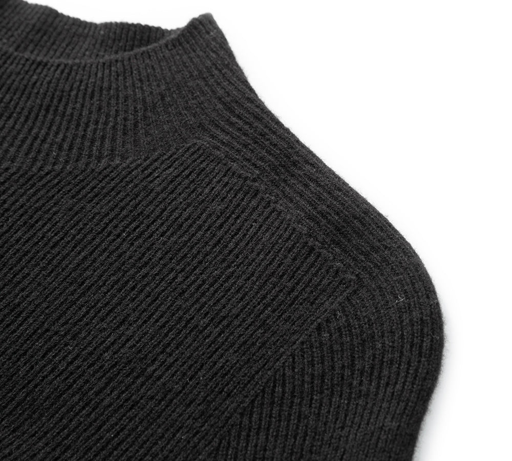 EVERAU® 100% Wool Knitwear Sweater Roya EVERAU