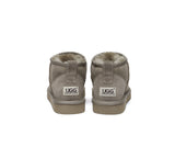 AUSTRALIAN SHEPHERD® UGG Boots Double Faced Sheepskin Wool Ankle Mini Boots Jade - UGG EXPRESS