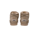 AUSTRALIAN SHEPHERD® UGG Boots Double Faced Sheepskin Wool Ankle Mini Boots Jade - UGG EXPRESS