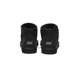 AUSTRALIAN SHEPHERD® UGG Boots Double Faced Sheepskin Wool Ankle Mini Boots Jade - UGG EXPRESS