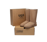 UGG EVERAU® UGG Boots Double Faced Sheepskin Wool Tall Classic