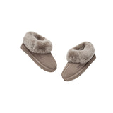 AUSTRALIAN SHEPHERD® UGG Slippers Kids Sheepskin Wool Ankle Homey