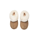 AUSTRALIAN SHEPHERD® UGG Slippers Kids Sheepskin Wool Ankle Homey