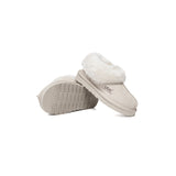 AUSTRALIAN SHEPHERD® UGG Slippers Kids Sheepskin Wool Ankle Homey