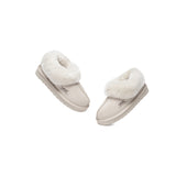 AUSTRALIAN SHEPHERD® UGG Slippers Kids Sheepskin Wool Ankle Homey