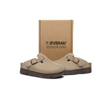 EVERAU® Adjustable Buckled Straps Slip-on Platform Sandal Slides Brooklyn