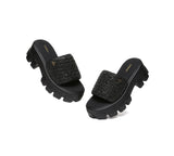 EVERAU® Women Woven Chunky Flatform Sandals