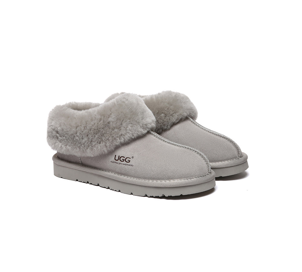 【UGG 】AUSTRALIAN SHEPHERD 耳あて グレー UGG Slippers Unisex Sheepskin Wool Mini Boots Homey – UGG Express