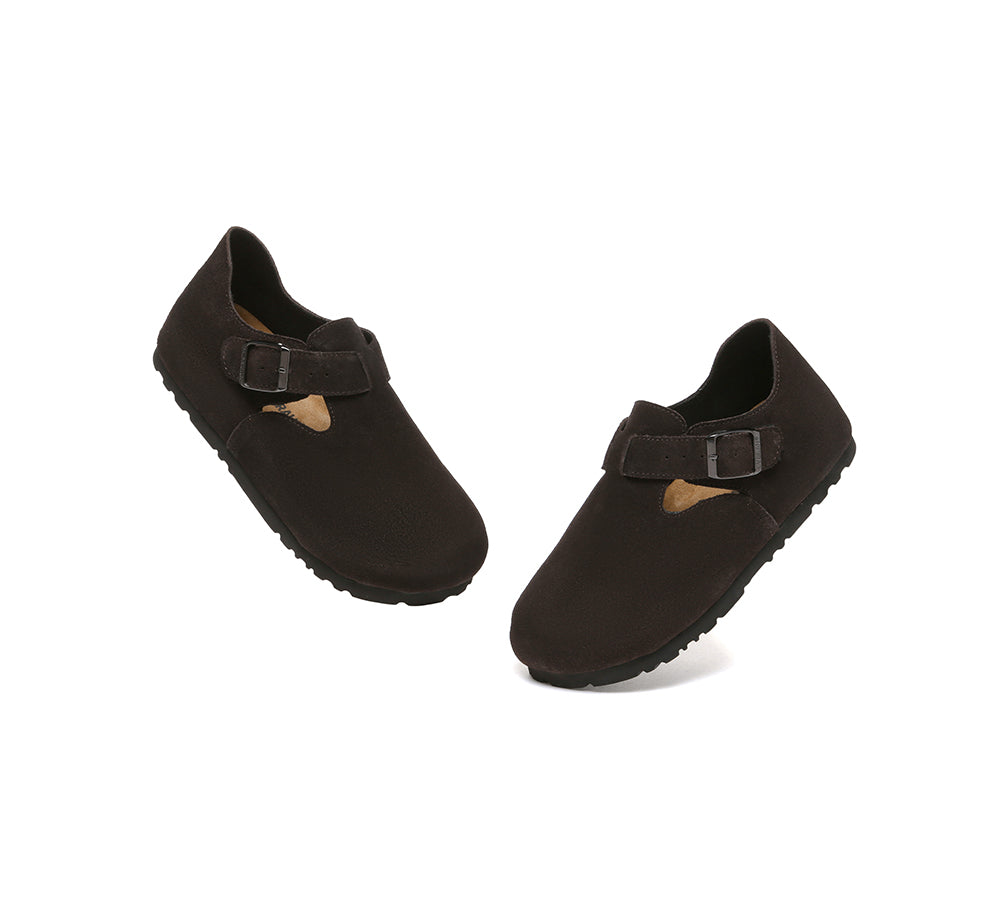 EVERAU® Adjustable Buckled Straps Slip-on Flat Sandals Brooke