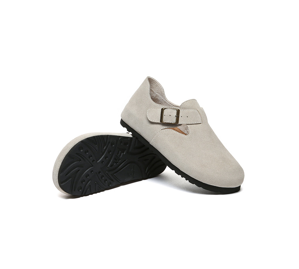 EVERAU® Adjustable Buckled Straps Slip-on Flat Sandals Brooke